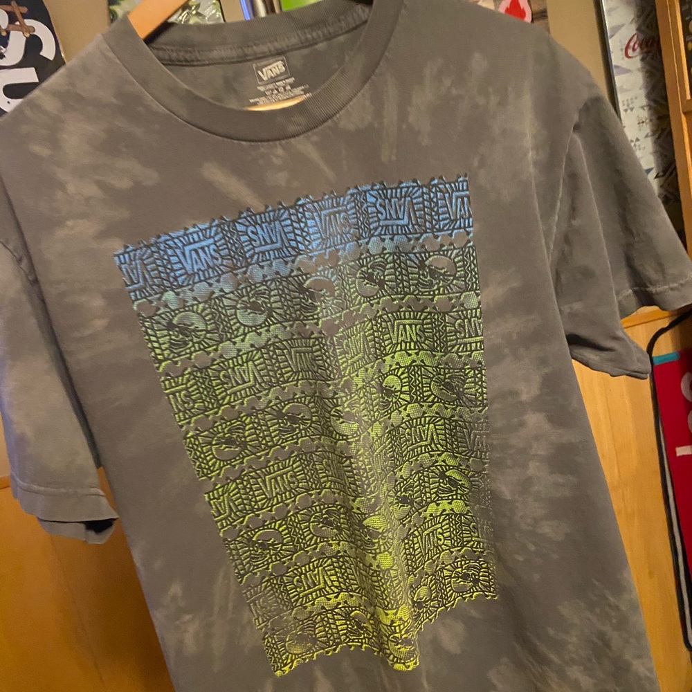 Vans Size Large Mens Custom One Of One Reverse Dye - image 2